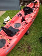 Hobie mirage outfitter 2 persoons trapkano, Watersport en Boten, Kano's, Ophalen, Gebruikt, Met peddels, Overige typen