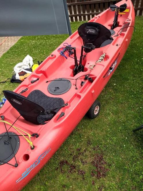 Hobie mirage outfitter 2 persoons trapkano, Watersport en Boten, Kano's, Gebruikt, Overige typen, Twee personen, Met peddels, Ophalen
