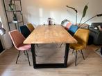 Set of 6 velvet chairs, Overige kleuren, Ophalen of Verzenden, Zo goed als nieuw, Velvet bucket chairs