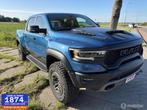 Dodge Ram 1500 4X4 6.2 V8 4x4 Crew Cab TRX, Auto's, Dodge, Automaat, Gebruikt, Blauw, 711 pk