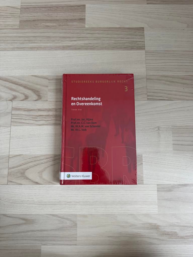 Rechtshandeling en Overeenkomst - Burgerlijk Recht, Ophalen of Verzenden, Gamma, Nieuw, WO