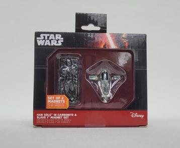 Star Wars Think Geek Han Solo Carbonite & Slave I Magnet set beschikbaar voor biedingen