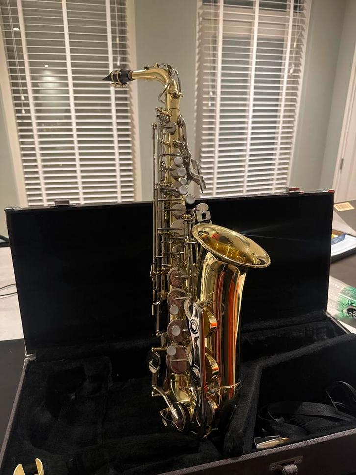 Yamaha YAS-23 Altsaxofoon - Perfect voor Beginners!, Muziek en Instrumenten, Blaasinstrumenten | Saxofoons, Gebruikt, Alt, Met koffer