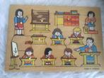 Vintage puzzel schoolklas., Ophalen of Verzenden, 10 tot 50 stukjes, Zo goed als nieuw, 2 tot 4 jaar