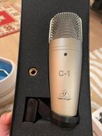 Behringer C1 + Shock Mount + XLR, Muziek en Instrumenten, Microfoons, Ophalen of Verzenden, Zo goed als nieuw, Studiomicrofoon