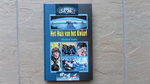Het huis van het kwaad; Michael Scott 1996 Horror, Boeken, Kinderboeken | Jeugd | 13 jaar en ouder, Gelezen, Ophalen of Verzenden