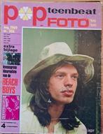 Popfoto Aug. 1969 incl. poster Beach Boys, Ophalen of Verzenden, 1960 tot 1980, Nederland, Tijdschrift