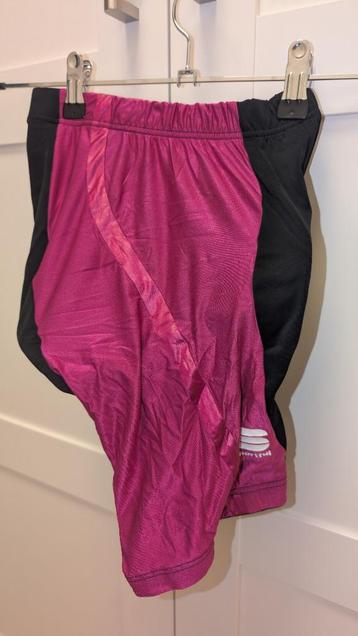 Sportful fiets shorts zwart / fuchsia (S) beschikbaar voor biedingen