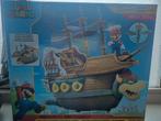 Het schip van Super Mario Bowser wie vliegt ermee weg, Kinderen en Baby's, Speelgoed | Actiefiguren, Ophalen of Verzenden, Zo goed als nieuw