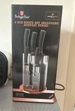 Nieuwe messenset van Berlinger Haus, Huis en Inrichting, Nieuw, Ophalen of Verzenden, Rvs of Chroom, Vaatwasserbestendig