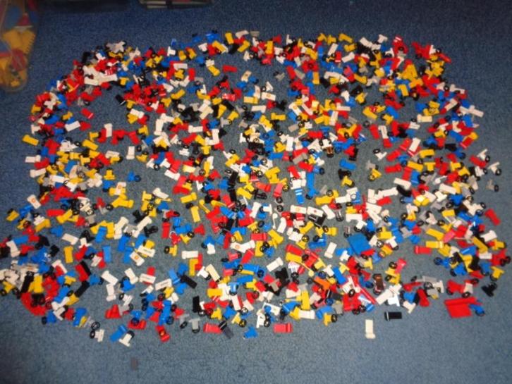 Partij D99=Lego stuurtjes & deurtjes, Kinderen en Baby's, Speelgoed | Duplo en Lego, Gebruikt, Lego, Losse stenen, Ophalen of Verzenden