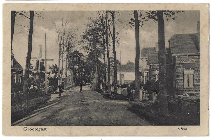 Grootegast, Oost, Verzamelen, Ansichtkaarten | Nederland, Ongelopen, Groningen, 1920 tot 1940, Verzenden