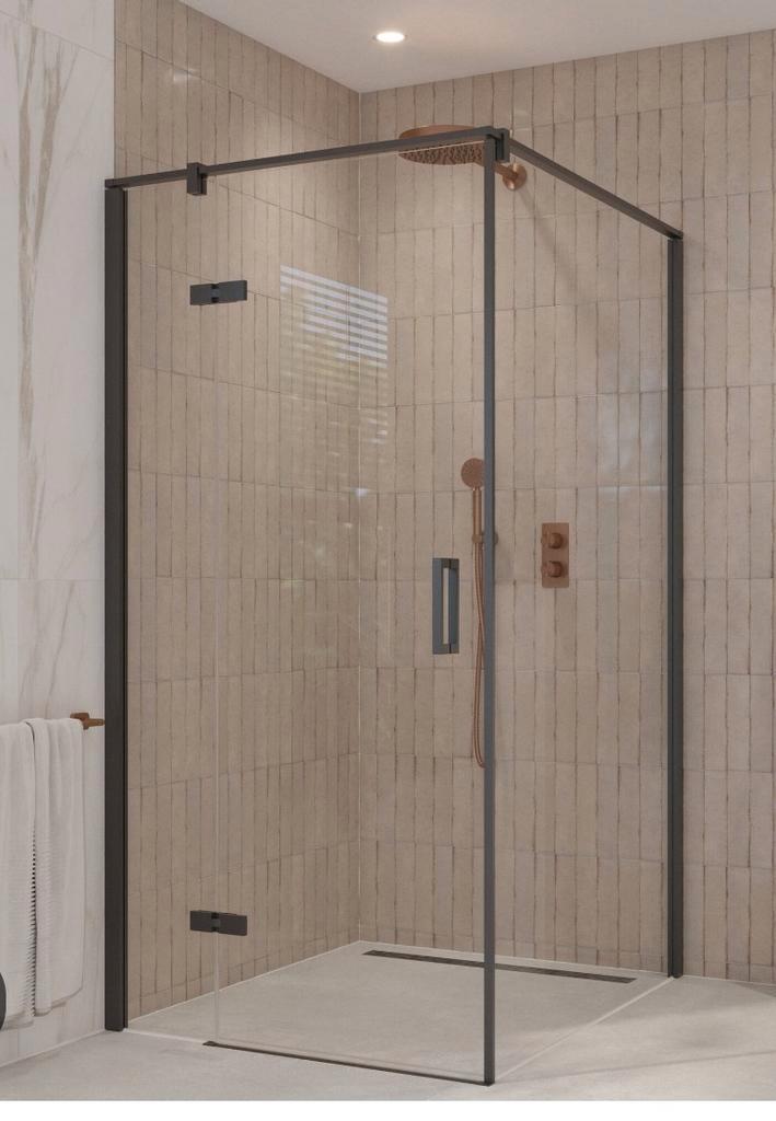 Douchedeur en zijwand, Ben Meteora, Doe-het-zelf en Verbouw, Sanitair, Nieuw, Douche, Glas, Ophalen