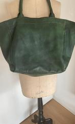 PAUL MARIUS LEREN SHOPPER, Verzenden, Groen, Shopper