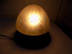 Jugendstil plafondlamp plafonnierre art nouveau bewerkt glas, Ophalen of Verzenden, Gebruikt, Glas