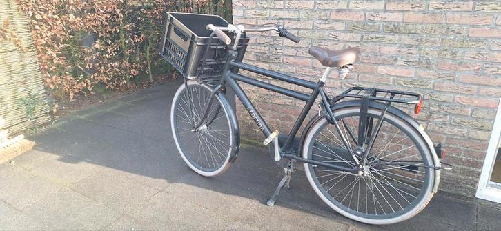 Cortina Transportfiets met Krat, Fietsen en Brommers, Fietsen | Dames | Damesfietsen, Gebruikt, Versnellingen, 53 tot 56 cm, Ophalen
