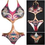 Nieuw: monokini M (S) 38 roze goud - badpak zwempak bikini, Kleding | Dames, Badmode en Zwemkleding, Ophalen of Verzenden, Nieuw