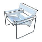 Vintage Wassily Fauteuil, B3 Design Jaren 80 Chrome Stijl, Huis en Inrichting, Fauteuils, Gebruikt, Vintage, 75 tot 100 cm, Vintage