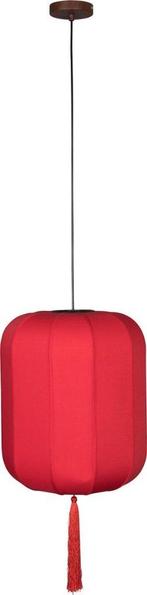 Dutchbone Suoni Chinees Pendant Lamp Large Rood NIEUW, Huis en Inrichting, Lampen | Hanglampen, Ophalen of Verzenden, Nieuw, 75 cm of meer