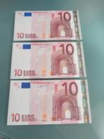 3x 10 euro biljet unc Nederland P001C5 opeenvolgende nummers, Postzegels en Munten, Bankbiljetten | Europa | Eurobiljetten, Ophalen