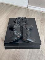 PS4 met 2 controllers, Spelcomputers en Games, Ophalen, Met 2 controllers, Original, 500 GB