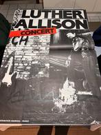 Vintage Poster Luther Allison Concert, Deurposter of groter, Ophalen of Verzenden, Muziek, Rechthoekig Staand