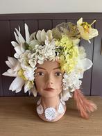 Bloemenhoofd/pashoofd/kappershoofd/makeup-hoofd, Ophalen of Verzenden, Nieuw