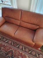 Goed onderhouden leren bank, Driepersoons, Ophalen of Verzenden, Zo goed als nieuw, 200 tot 250 cm