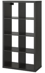 IKEA Kallax 4x2 vakkenkast zwartbruin, Ophalen, Gebruikt