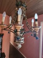 Hanglamp Italiaans met schemerlamp, Huis en Inrichting, Lampen | Hanglampen, Ophalen, Klassiek, Zo goed als nieuw, Minder dan 50 cm