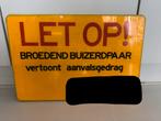Verkeersbord: Broedend Buizerdpaar, Ophalen, Gebruikt