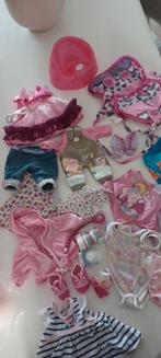 Poppenkleertjes e.d. van baby born, speentje, draagzak en po, Ophalen of Verzenden, Zo goed als nieuw, Babypop