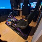 Custom painted Playseat Trophy met overcomplete Thrustmaster, Spelcomputers en Games, Spelcomputers | Overige, Ophalen, Zo goed als nieuw