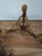 Antieke Messing Kandelaar - Neogotisch, Antiek en Kunst, Antiek | Kandelaars, Ophalen of Verzenden, Koper of Brons