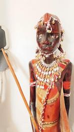 Beeld: Masai Mara, Krijger, Man, Antiek en Kunst, Ophalen