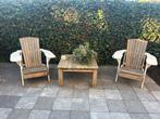 Twee deckchair -opknappers, Tuin en Terras, Tuinstoelen, Ophalen, Gebruikt, Hout