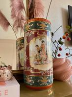 Mega grote Chinese Japanse vaas groot goud bloempot vintage, Ophalen
