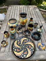 Kleine verzameling plateel, Antiek en Kunst, Antiek | Keramiek en Aardewerk, Ophalen of Verzenden