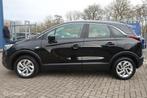 Opel Crossland X 1.2 Turbo Innovation AUTOMAAT, TREKHAAK, 840 kg, Gebruikt, Leder en Stof, Zwart