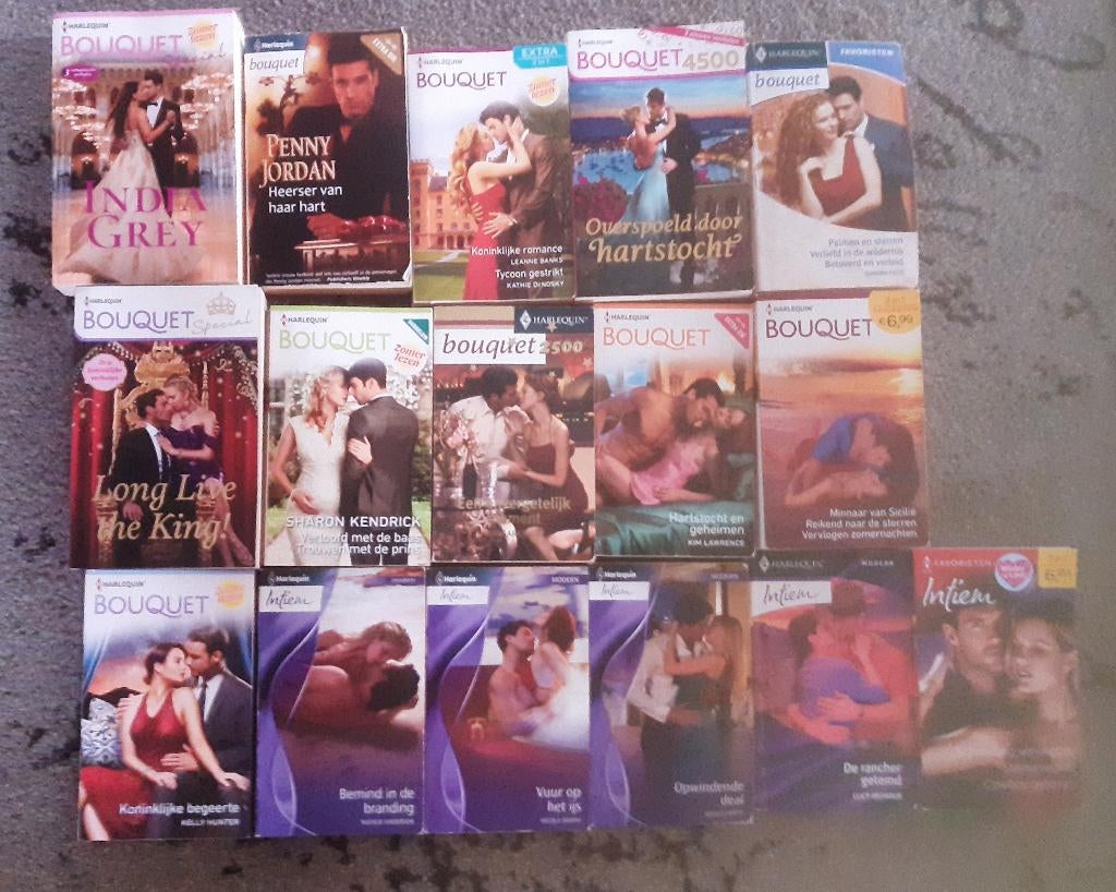 Bouquetreeks & Intiem 16 st., Ophalen of Verzenden, Zo goed als nieuw, Nederland