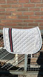 Wit dekje met rood blauw bies full vz, Dieren en Toebehoren, Ophalen of Verzenden, Gebruikt