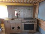 Steigerhouten Speelkeuken, Ophalen, Gebruikt, Hout, Speelkeuken