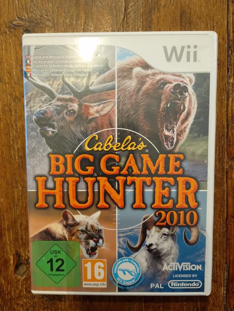 Cabela's Big Game Hunter 2010 Wii - Jachtplezier!, Spelcomputers en Games, Games | Nintendo Wii, Ophalen, Gebruikt, Shooter, 1 speler