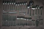 Gero Zilmeta 718 Puntfilet Wals cassette 6 persoons compleet, Ophalen of Verzenden, Gebruikt, Rvs of Chroom, Bestekset