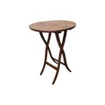 Antiek Frans noten klaptafeltje Normandië, eind 19e eeuw, Ophalen of Verzenden