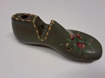 Antieke beschilderde leest met bloemen beschikbaar voor biedingen