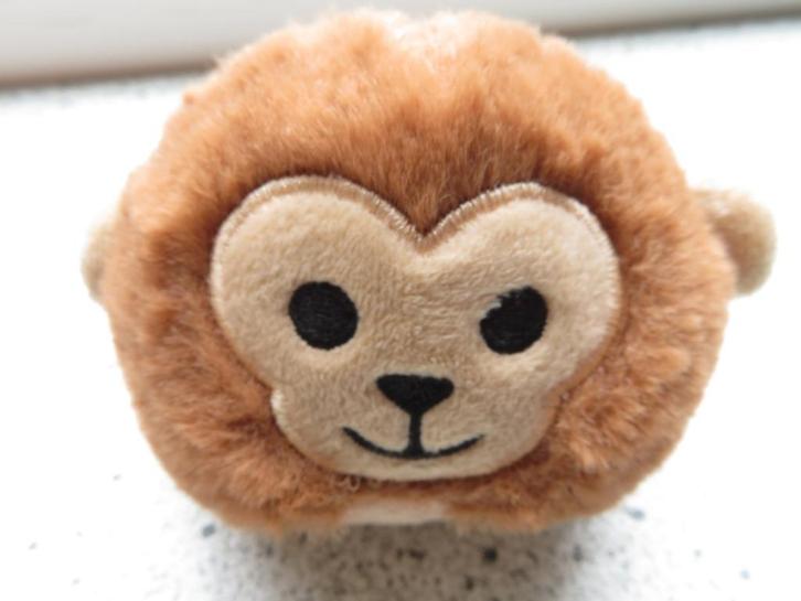 Bruin velours aap of aapje van Hema bruine balvormig squeezy, Kinderen en Baby's, Speelgoed | Knuffels en Pluche, Zo goed als nieuw