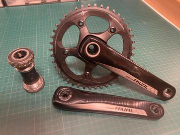 Sram rival 1x (11speed) crankset met trapas beschikbaar voor biedingen