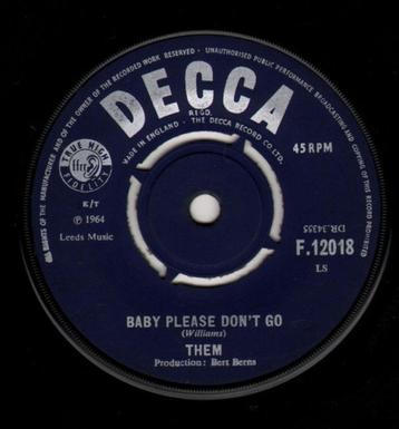 Them - Baby Please Don't Go / Gloria (Single) beschikbaar voor biedingen