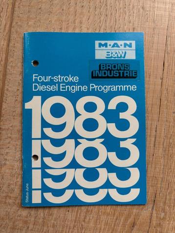 MAN - B&W viertaktmotoren 1983 leveringsprogramma beschikbaar voor biedingen